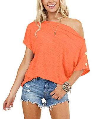 Cold Shoulder Tops for Women, Summer Tops for Women 2023 Trendy