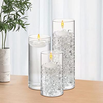 YIQUDUO 100,000 Clear Water Beads for Vases, Transparent Water Gel Beads  Vase Filler for Floating Pearls, Floating Candle Making, Wedding Decoration  Floral Arrangement - Yahoo Shopping
