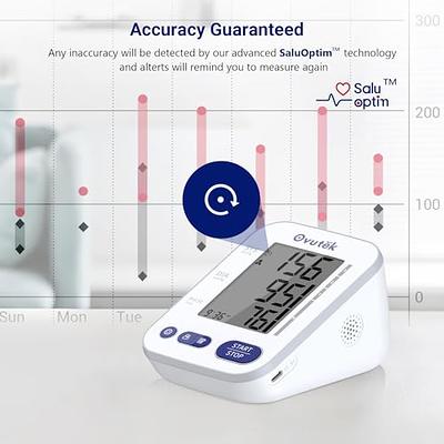 Medline Automatic Digital Blood Pressure Monitor with Standard Adult Cuff  for Upper Arm, with Large LED Display, Batteries Included, Great for Home