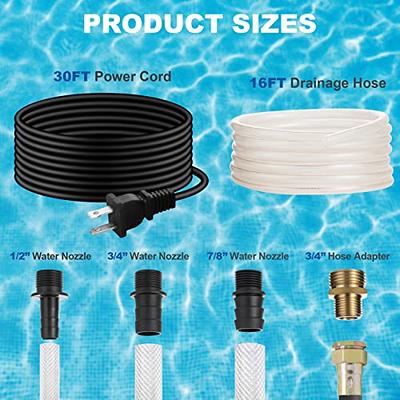 Outsunny 1/4 HP Pool Cover Pump Submersible Sump Pump Swimming