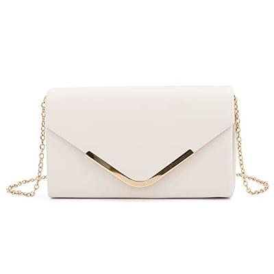 White Ostrich Rio Envelope Clutch – Vintage Couture