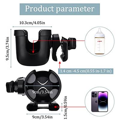 Accmor 3-in-1 Bike Cup Holder with Cell Phone Keys Holder, Bike Water  Bottle Holders,Universal Bar Drink Cup Can Holder for Bicycles,  Motorcycles, Scooters,Black Purple - Yahoo Shopping