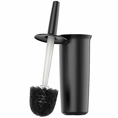 MR.SIGA Toilet Bowl Brush and Holder for Bathroom, Non-Scratch TPR