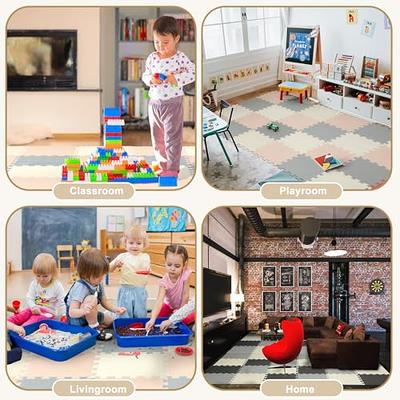  Tamiplay 16Pcs Foam Floor Mats For Kids, 12 x 12 Inch