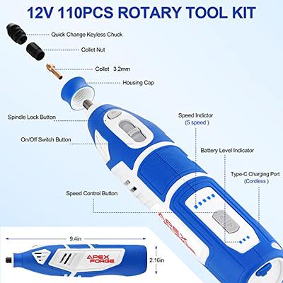 Dremel 3000 Series 1.2 Amp Variable Speed Corded Rotary Tool Kit + Rotary  Keyless Multi-Chuck for 1/32 to 1/8 Accessory Shank 3000-1/25H+4486 - The  Home Depot