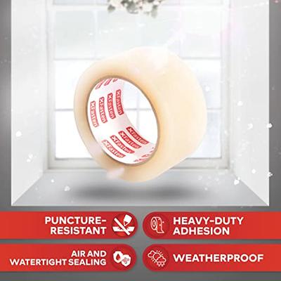 Lichamp Clear Duct Tapes Heavy Duty, Waterproof No Residue Clear Duct Tape  for Packaging Taping Sealing Repairing Tying, Thick & Wide Tape for DIY or