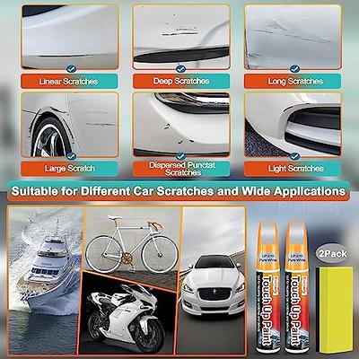 White Car Scratch Repair Paint Pen Auto Touch Up Pen Car Scratches Clear  Remover