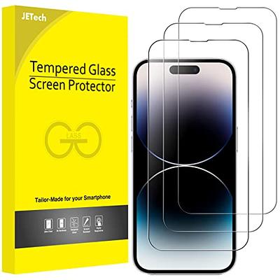 JETech Full Coverage Screen Protector for iPhone 14 Pro Max 6.7