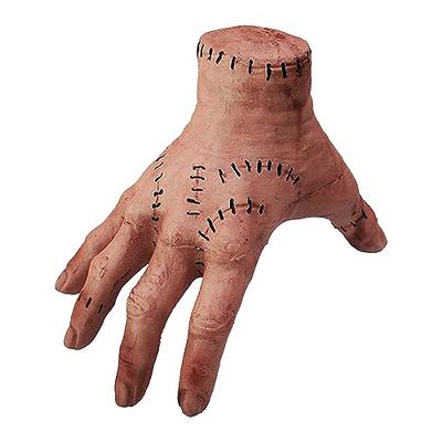 Beita Addams Family Cosplay Hand，The Thing Hand from Addams，Scary Halloween  Prosthetic Props Decorations Gift for Fans