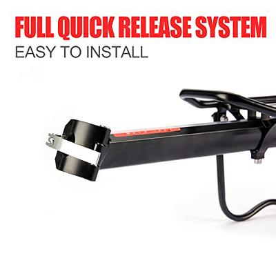 Bicicleta ajustable Rear Cargo Rack Equipment Stand Footstock