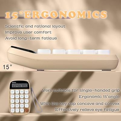 AOAILION Standard Calculator 12 Digit with Large LCD Display and