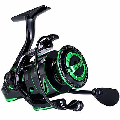 Buy Yinhai Freshwater Saltwater Spinning Fishing Reels with 11+1bb 5.5:1  Gear Ratio Metal Spoon Left/right Interchangeable Collapsible EVA Handle Spinning  Fishing Reel (AF4000) Online at desertcartKUWAIT