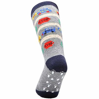 Non Slip Kids Trampoline Socks Anti Skid Slipper Socks with Grippers for  Toddler Children Teenagers Grip Socks for Boys Girls : : Clothing