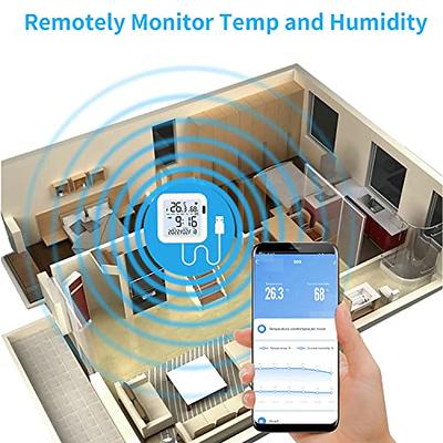 WiFi Thermometer Hygrometer Combo: 1. Smart Temperature Humidity Sensor  with LCD Display 2. Digital Indoor Temperature Gauge with LCD Backlit  Display, Free App Alerts, Compatible with Alexa - Yahoo Shopping