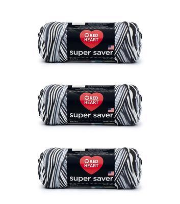 Red Heart Super Saver Worsted Medium Weight Yarn - 1 Skein Color