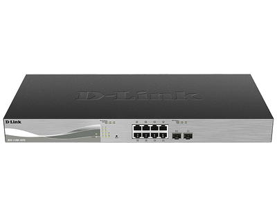 D-Link 8-port 10GBASE-T and 2-port 10GBASE-T/SFP+ combo port 10G Smart  Switch