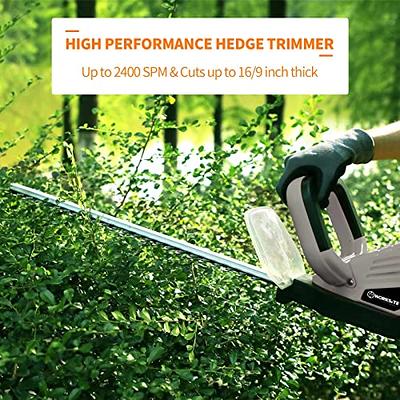 WORKSITE 20V Cordless Hedge Trimmer Cutter Battery Power Garden