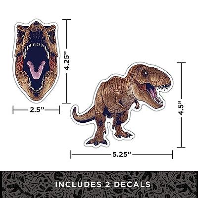 Jurassic Park T-Rex Dinosaur Decals - Set of 2 Waterproof Vinyl Stickers  for Car Truck Water Bottle Laptop Skateboard - Jurassic World Stickers -  Yahoo Shopping