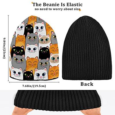 Furtalk Winter Beanie Hat Women Knitted Faux Fur Pompom Hat Velvet Winter Hats for Ladies Soft