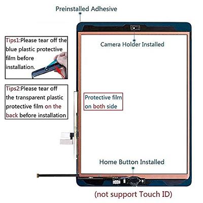 White Screen Digitizer Glass For iPad 7 7th 8 Gen 2019 10.2 A2197 A2270  A2200