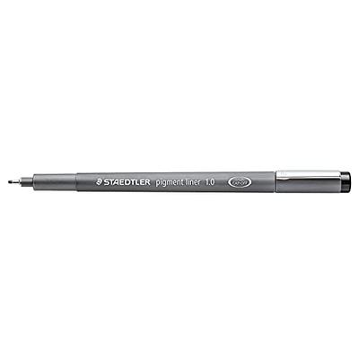 STAEDTLER Pigment Liner, Fineliner Pen for Drawing, Drafting, Journaling,  1.0mm, Black, Box of 5 Pens, 308 10-9 - Yahoo Shopping