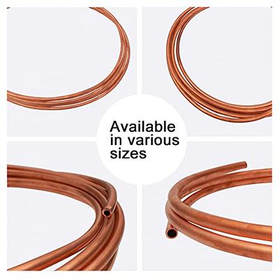 Copper Pipe, Copper Tube, OD 4mm X ID 3mm Copper Pipe Copper For  Refrigeration Plumbing