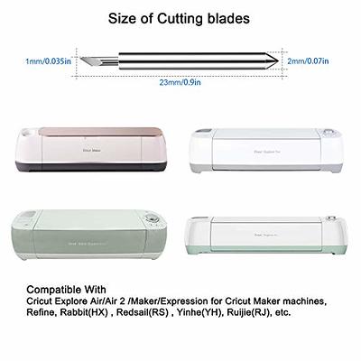 10Pcs Fine Point Cutting Blades Compatible with Air 2/Explore Air 3,  Replacement Cutting Blades for Cricut Maker, Maker 3 All Cutting Machines  (Gold