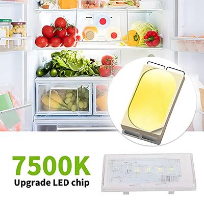 Upgraded LED Refrigerator Bulb for Frigidaire Kenmore Whirlpool  Refrigerator Freezer, Refrigerator Parts & Accessories Cool White 6000K  Replacement