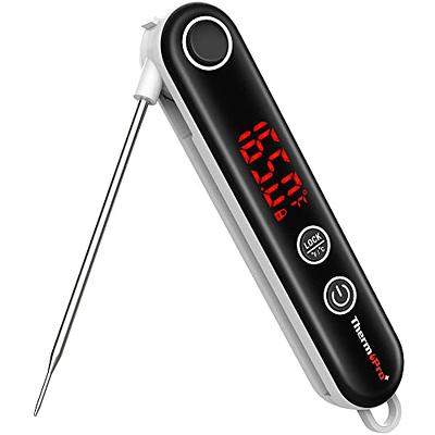 ThermoPro Digital Meat Thermometer for Cooking Instant Read Food Thermometer  with Probe and Backlight for Oil Deep Fry Smoker BBQ Grill Kitchen Candy -  Yahoo Shopping