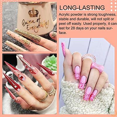 Saviland Acrylic Nail Kit - Glitter Acrylic Powder Nails Kit