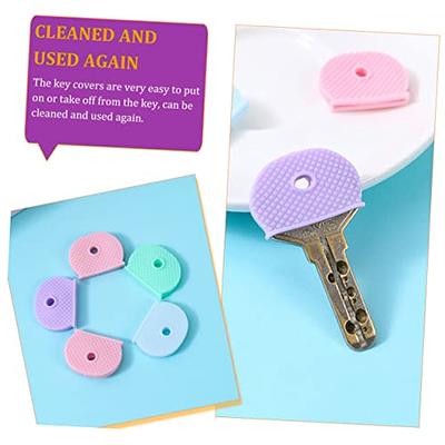 iplusmile 10 Pack Key Caps Covers Tags, Cute Flower Rubber Key