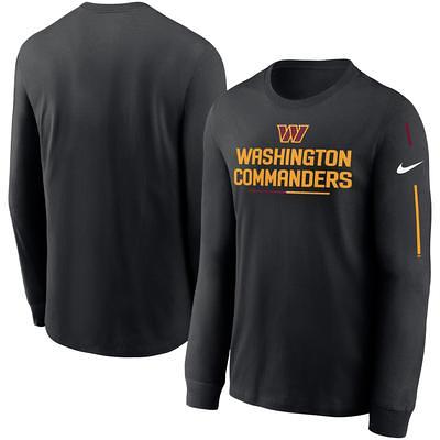 Women's Gameday Couture Black Washington Commanders Glitz Sequin Long  Sleeve T-Shirt