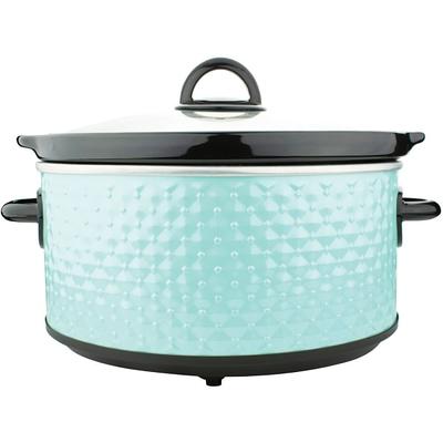 BELLA 13745 Dots Collection Slow Cooker, 6-Quart, Teal,  price  tracker / tracking,  price history charts,  price watches,   price drop alerts