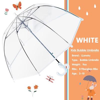 Transparent Umbrella - Transparent/white - Ladies