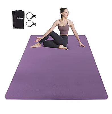 Extra Wide Yoga Mat for Women and Men, 72X 32X 1/4, Eco