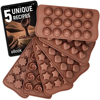 O'Creme Round Gummy Candy Silicone Mold for Chocolate Truffles, Ganache, Jelly, Candy, Pralines, and Caramels