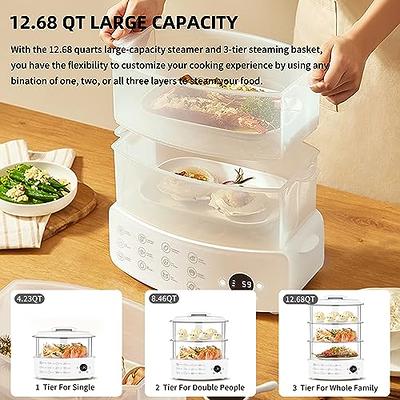 Aqwzh Rapid Egg Cooker Electric for Hard Boiled, Poached, Scrambled Eggs,  Omelets, Steamed Vegetables, Seafood, Dumplings, 7 capacity, with Auto Shut  Off Feature 