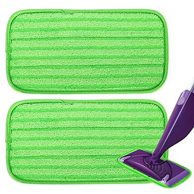 Microfiber Mop Pads Compatible with Swiffer WetJet (2 Pack)