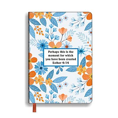 WHLBHG Christian Gift Bible Verse Leather Journal for Women A5