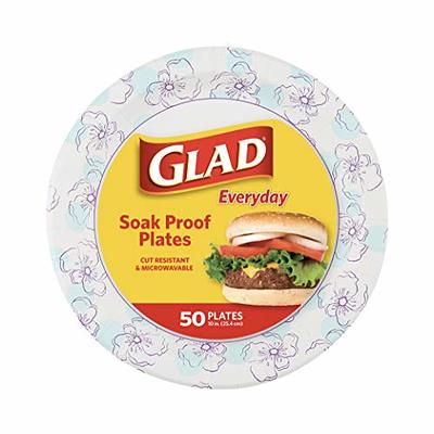 JOLLY CHEF 8.37 inch Paper Plates 140 Count Soak Proof, Cut Proof,  Microwave Safe Heavy Duty Printed Disposable Plate for Everyday Use - Yahoo  Shopping