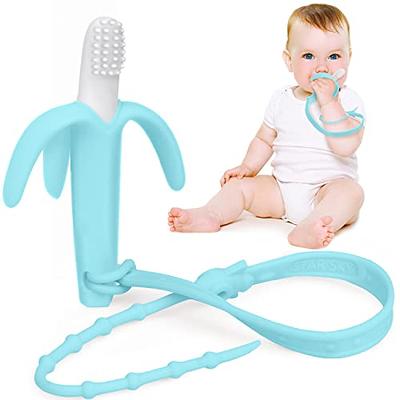 SHARE&CARE Baby Teether Toys Set Banana Teether and Anti Dropping