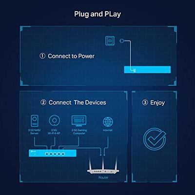 TP-Link TL-SG105-M2, 5 Port Multi-Gigabit Unmanaged Network Switch,  Ethernet Splitter, 2.5G Bandwidth, Plug & Play, Desktop/Wall-Mount, Fanless Metal Design