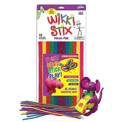 Sensory Fidget Toy, Arts and Crafts for Kids, Non-Toxic, Waxed Yarn, 8  inch, Reusable Molding and Sculpting Sticks, American Made by Wikki Stix,Neon  Colors, 48 pack - Yahoo Shopping