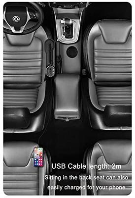 Car Storage Box With Usb Charger Car Seat Gap Interior Filler