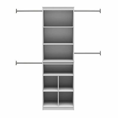 ClosetMaid ShelfTrack 120.5 in. W White Reach-In Wall Mount 5