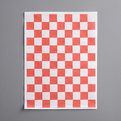 Choice 12 x 12 Red Check Deli Sandwich Wrap Paper - 1000/Pack