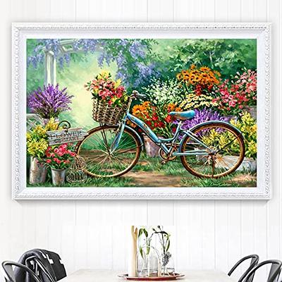 Lovxvouy Cross Stitch Kits for Adults,Stamped Full Range of Embroidery  Starter Kit for Beginners Needlepoint Kits 11CT Pre-Printed Pattern, Cross-Stitching  Kits-Bicycles in The Garden 15.7x22 inch - Yahoo Shopping