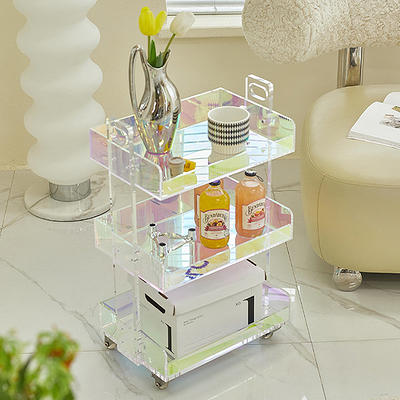 Iridescent Cosmetic Storage Box - Acrylic - 2 Sizes - ApolloBox