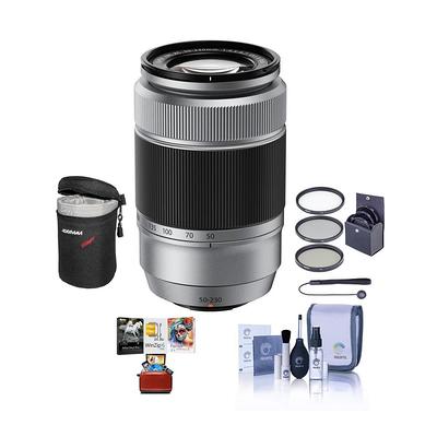 Fujifilm XC 50-230mm f/4.5-6.7 OIS II Lens, Silver with Mac