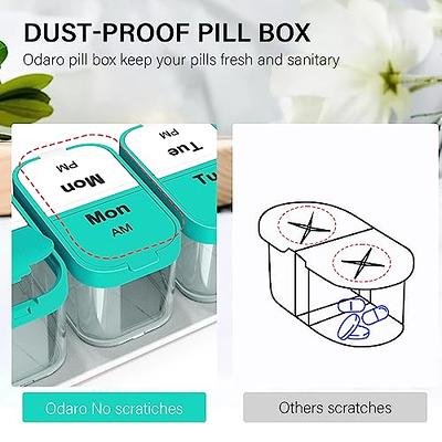 7 Day Pill Box Organizer Weekly Medicine Vitamins Storage